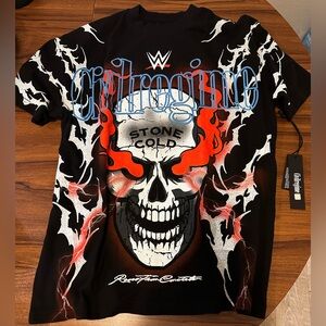 Civil regime WWE Stone Cold Skull and Red Accents